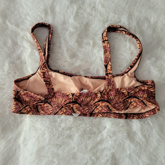 🐙MADEWELL SECOND WAVE BALCONETTE BIKINI SET IN PAINTED SEASHELLS SIZE XL - Picture 10 of 16